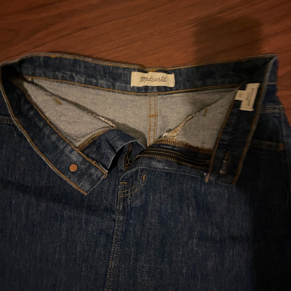 mini a-line madewell skirt